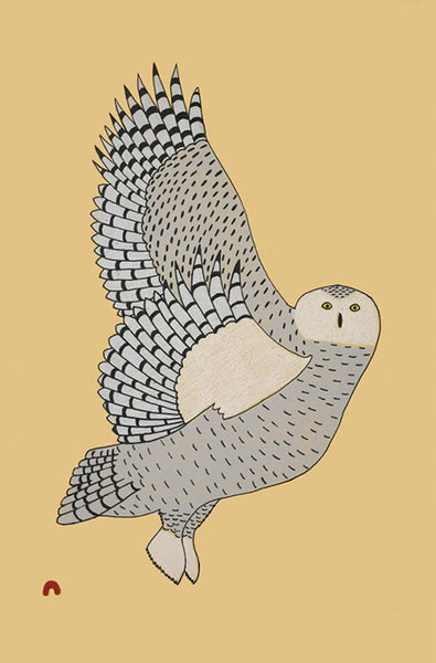 Kanarvalik Niviaqsi artwork 'TAKING FLIGHT' at Canada House Gallery