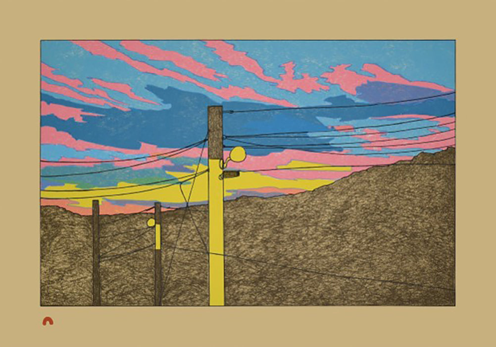 Nicotye Samayualie artwork 'PLEASANT EVENING' at Canada House Gallery
