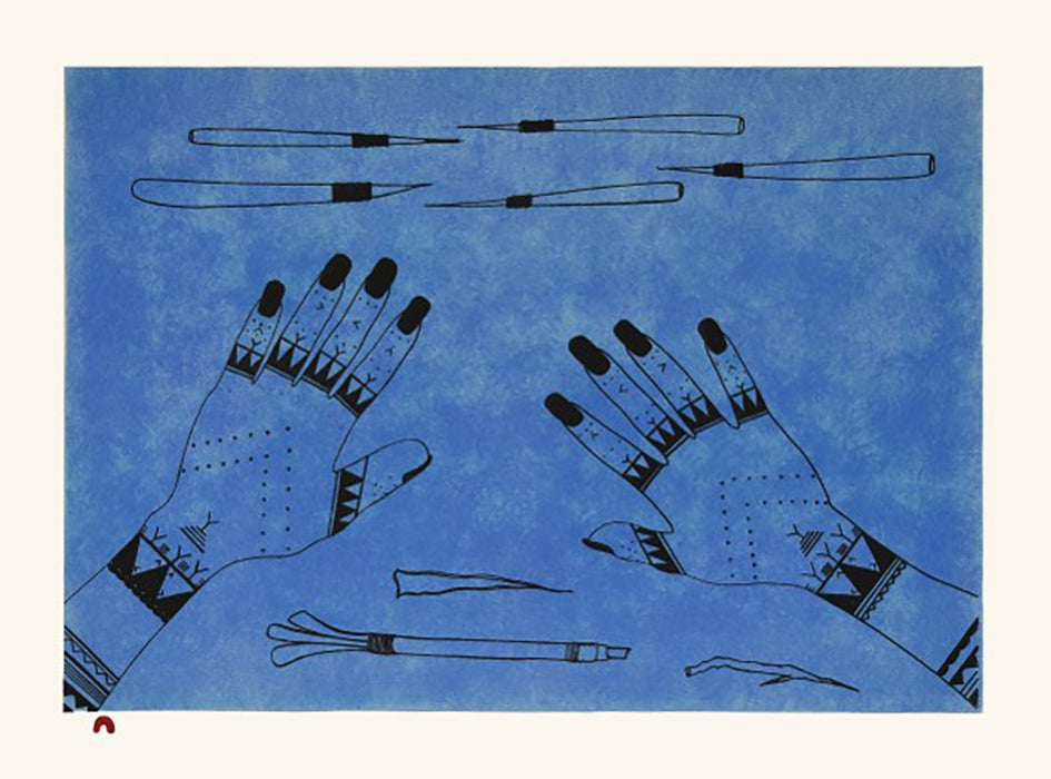 Nicotye Samayualie artwork 'TATTOOED' at Canada House Gallery