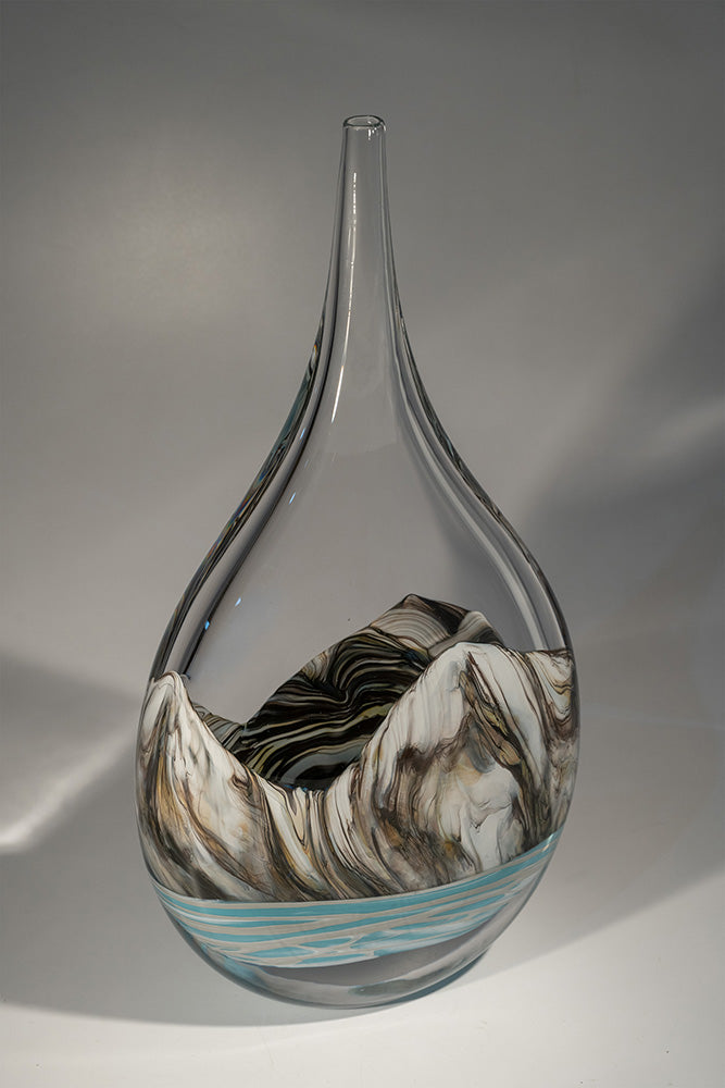 Ryan Bavin artwork 'GLACIER DROP #260710-2' at Canada House Gallery