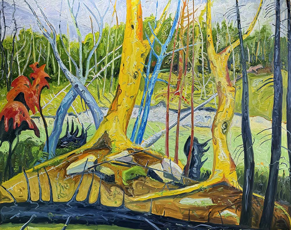 Michael Cameron artwork 'ALBERTA WILD' at Canada House Gallery