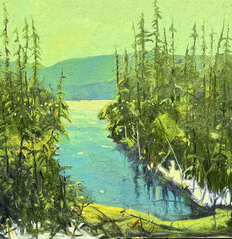 Michael Cameron artwork 'ROCKY MOUNTAINS' at Canada House Gallery