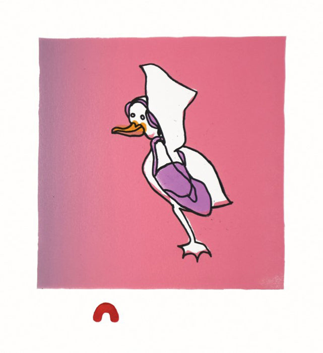 Shuvinai Ashoona artwork 'KANGUK (SNOW GOOSE)' at Canada House Gallery