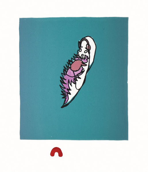 Shuvinai Ashoona artwork 'KINGUK (SEA LOUSE)' at Canada House Gallery