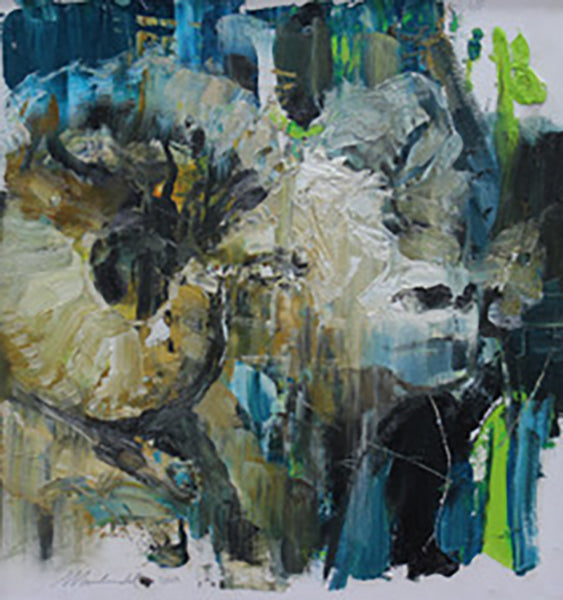 John Macdonald artwork 'STUDY: ALPHA' at Canada House Gallery