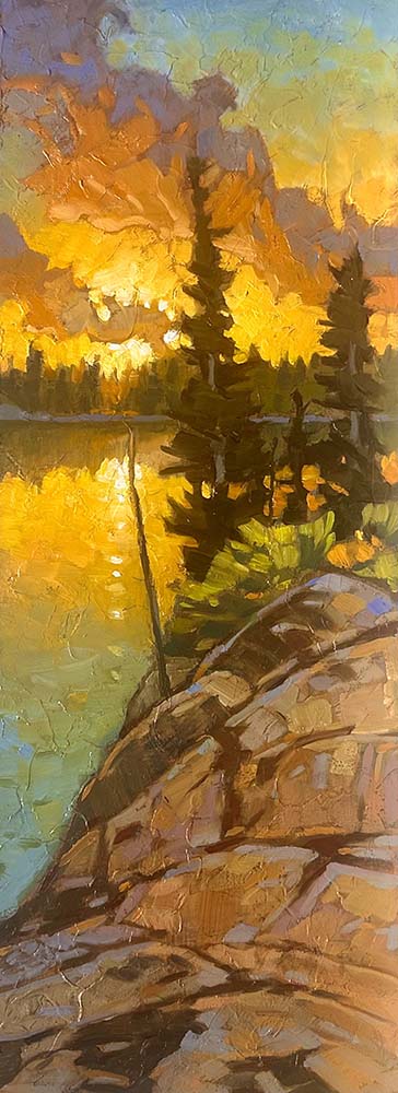 Graeme Shaw artwork 'EVENING WATCH' at Canada House Gallery