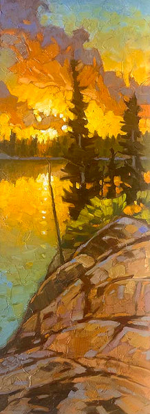 Graeme Shaw artwork 'EVENING WATCH' at Canada House Gallery