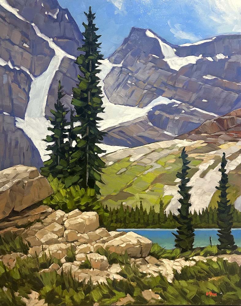 Graeme Shaw artwork 'LATE JULY IN THE ROCKIES' at Canada House Gallery