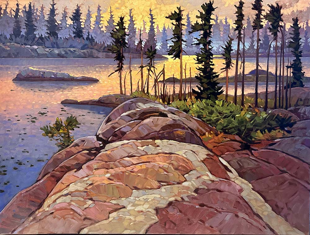 Graeme Shaw artwork 'SILENT WATCHERS - NWT' at Canada House Gallery