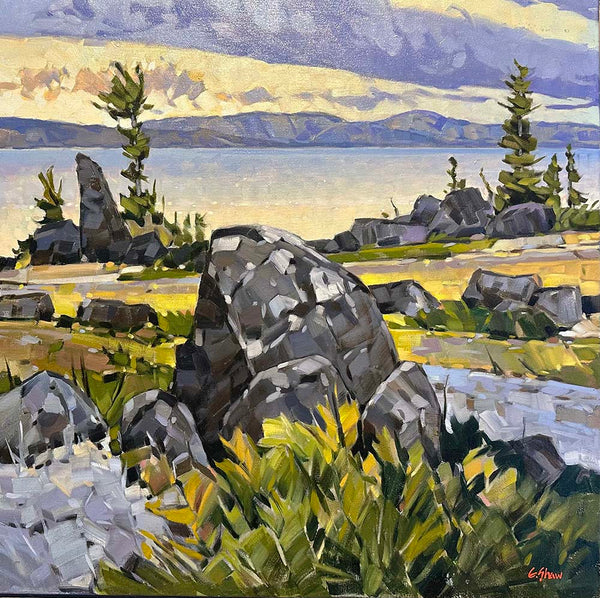 Graeme Shaw artwork 'SPIRIT LAND' at Canada House Gallery