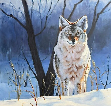 Gaye Adams artwork 'JUST WATCHING' at Canada House Gallery