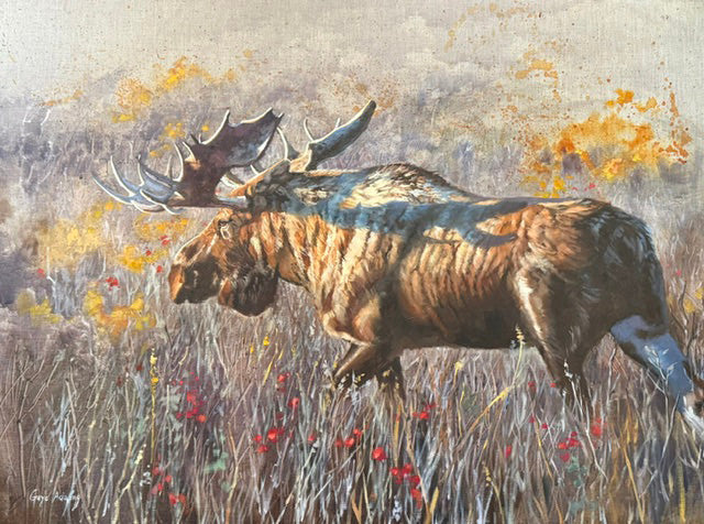 Gaye Adams artwork 'MIGHTY WANDERER' at Canada House Gallery