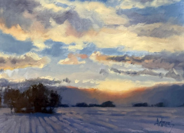 Gaye Adams artwork 'ALBERTY SKY, DECEMBER' at Canada House Gallery