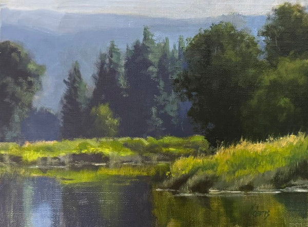 Gaye Adams artwork 'MEADOWS PADDLE' at Canada House Gallery