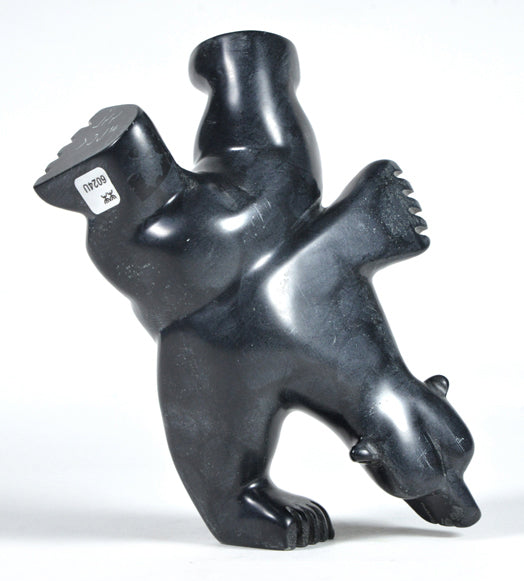 Mosesee Pootoogook artwork 'DANCING BEAR' at Canada House Gallery