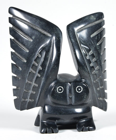 Mathewsie Oshutsiaq artwork 'OWL' at Canada House Gallery