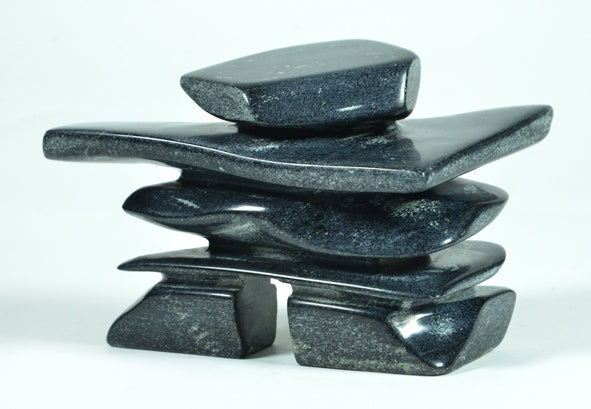 Isak Oqutaq artwork 'INUKSHUK' at Canada House Gallery