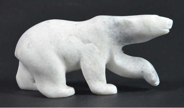 Quaraq Nungusuituk artwork 'WALKING BEAR' at Canada House Gallery