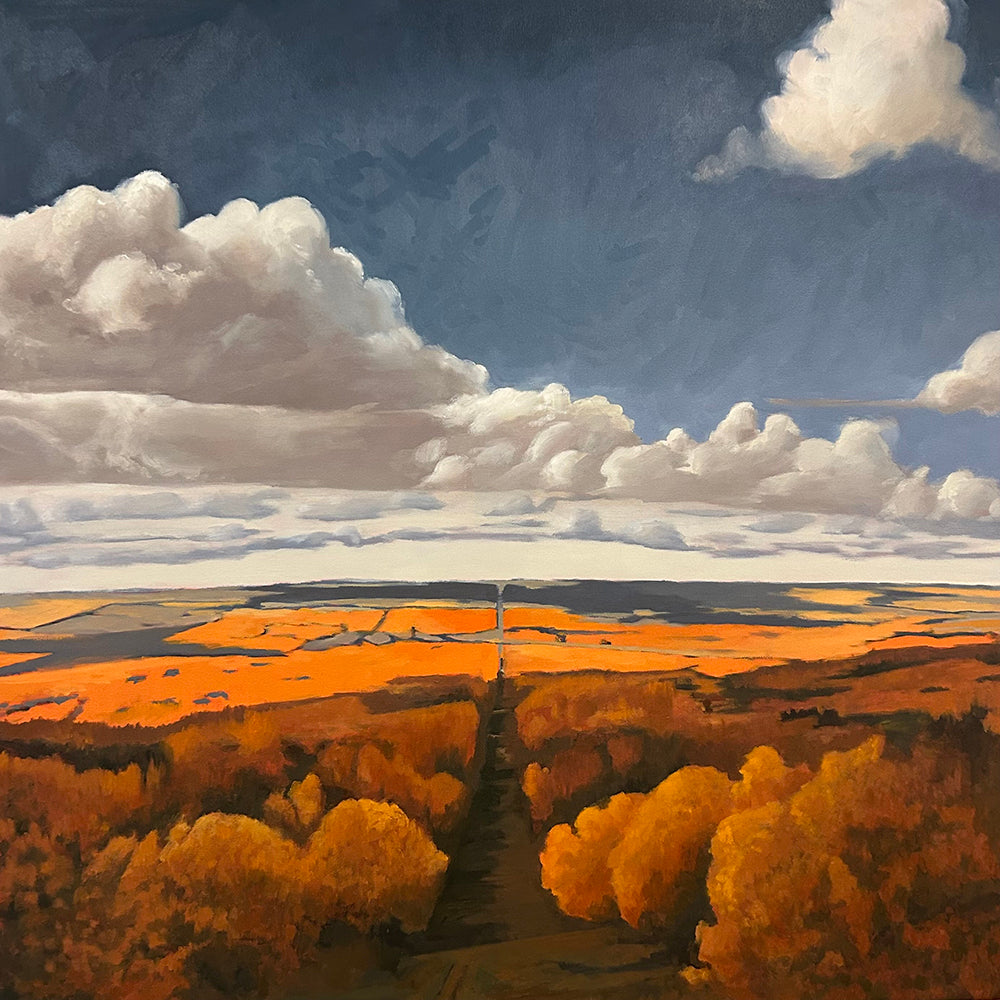 Missy Finlay artwork 'AUTUMN, ABOVE THE CUTLINE' at Canada House Gallery