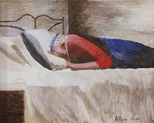 Allen Sapp artwork 'UNTITLED - NOOKUM RESTING' at Canada House Gallery