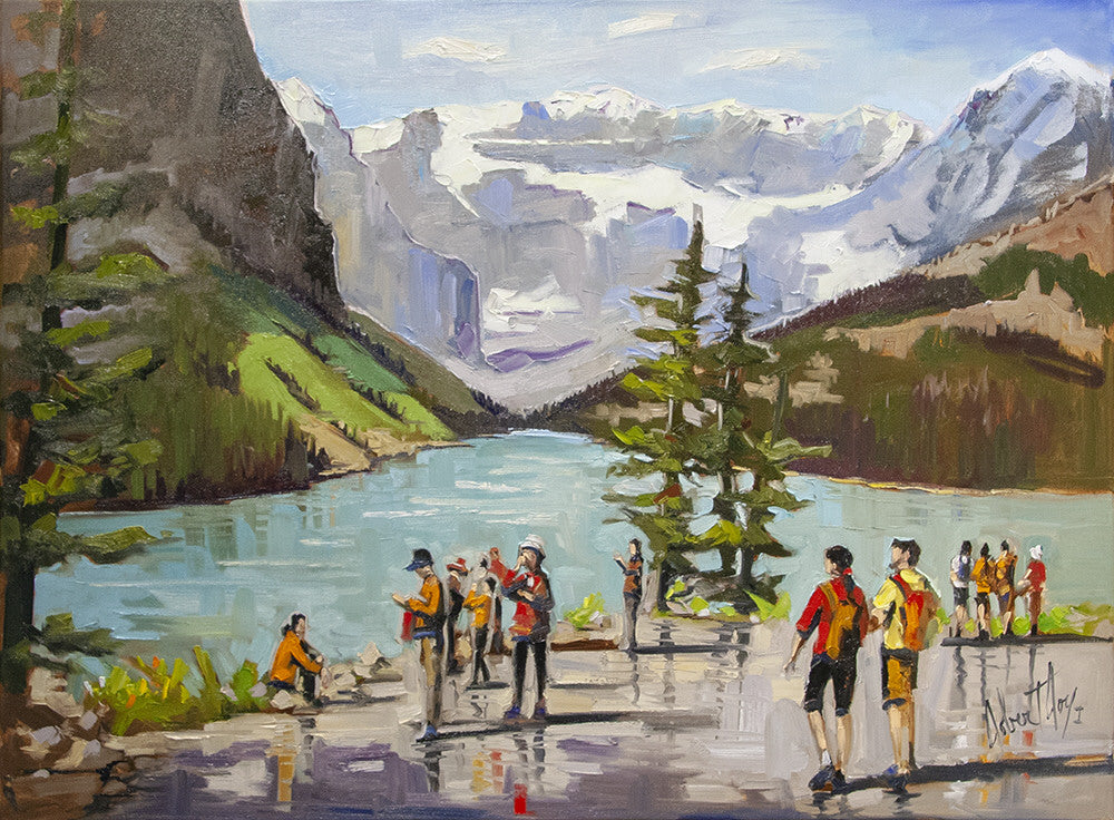 Robert Roy artwork 'LAKE LOUISE' at Canada House Gallery