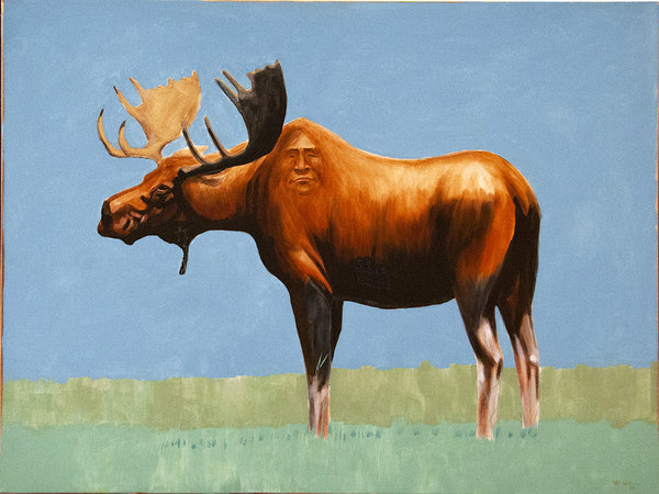 Terry McCue artwork 'SAVIOR STUDY II' available at Canada House Gallery - Banff, Alberta