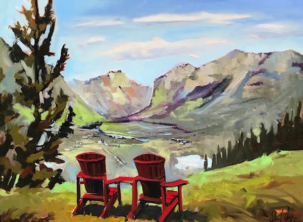 Robert Roy artwork 'LE POUVOIR QUE L'ON A' available at Canada House Gallery - Banff, Alberta