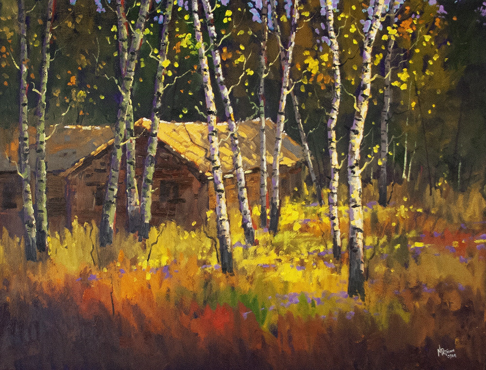 Neil Patterson artwork 'SOLITARY RETREAT' available at Canada House Gallery - Banff, Alberta