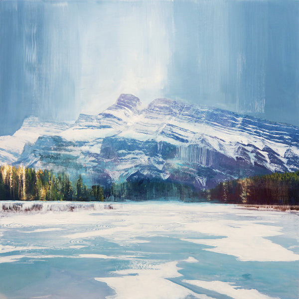 Steven Nederveen artwork 'SEASON FOR SKATING' available at Canada House Gallery - Banff, Alberta