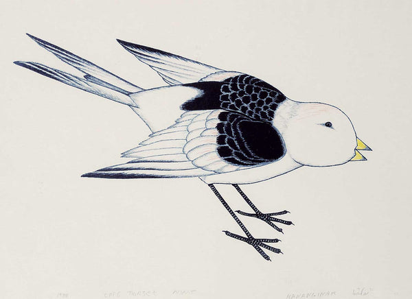 Kananginak Pootoogook artwork 'UNTITLED - BIRD  1988' available at Canada House Gallery - Banff, Alberta