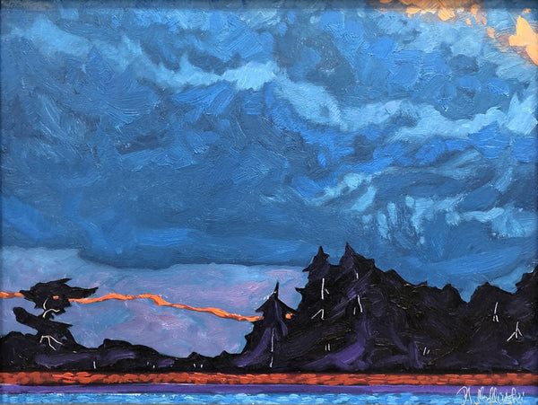 Dominik J Modlinski artwork 'INDIGO DREAM' available at Canada House Gallery - Banff, Alberta