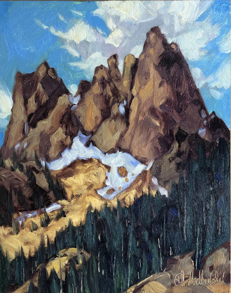 Dominik J Modlinski artwork 'MORNING AT THE WASHINGTON PASS' available at Canada House Gallery - Banff, Alberta