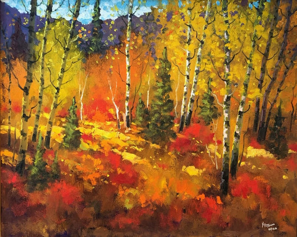 Neil Patterson artwork 'IN THE CLEARING' available at Canada House Gallery - Banff, Alberta