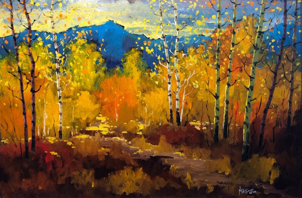 Neil Patterson artwork 'COLOURS OF FALL' available at Canada House Gallery - Banff, Alberta