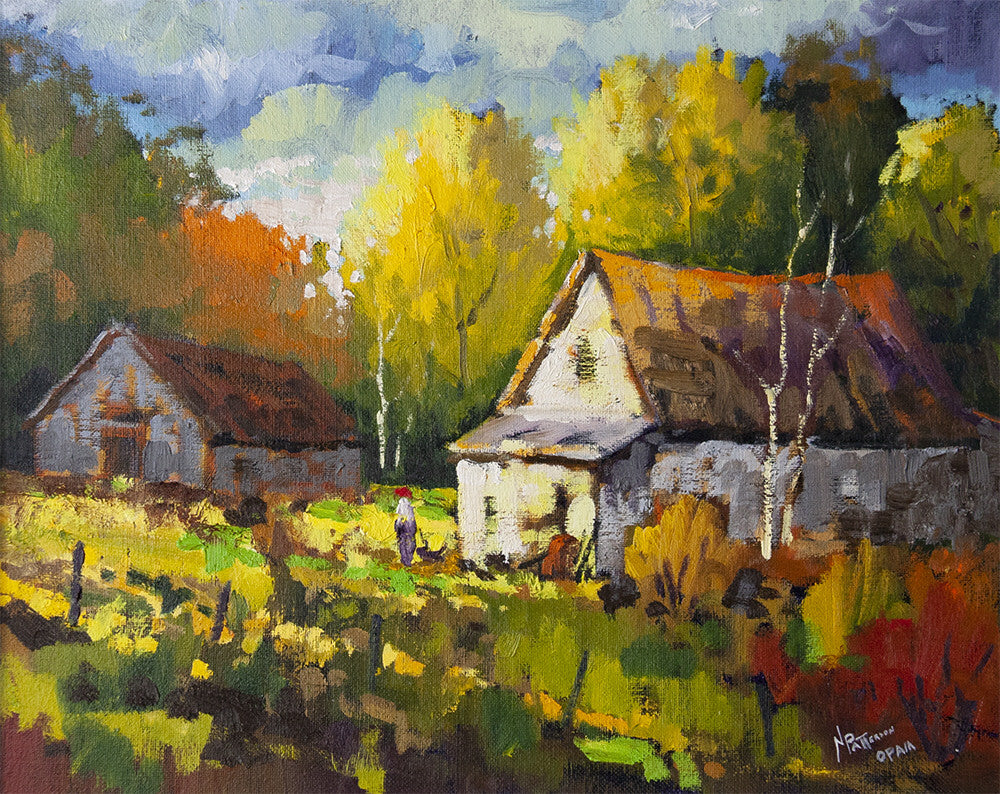 Neil Patterson artwork 'HOMESTEAD' available at Canada House Gallery - Banff, Alberta