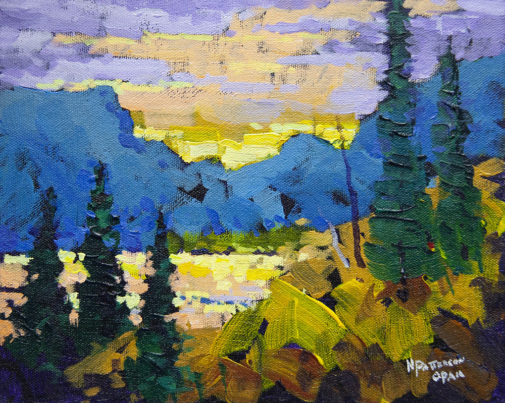 Neil Patterson artwork 'VIEW TO THE WEST' available at Canada House Gallery - Banff, Alberta