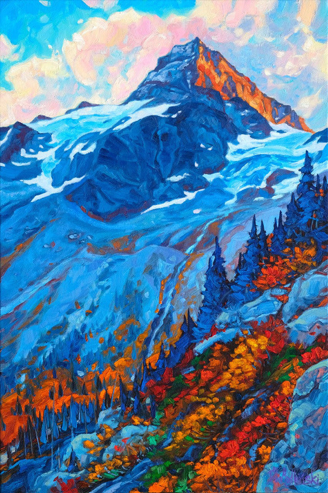 Dominik J Modlinski artwork 'KOOTENAYS SUNSET' available at Canada House Gallery - Banff, Alberta