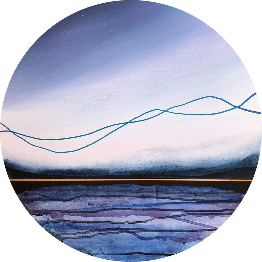 Kerry Langlois artwork 'UNDER THE MOON III' available at Canada House Gallery - Banff, Alberta