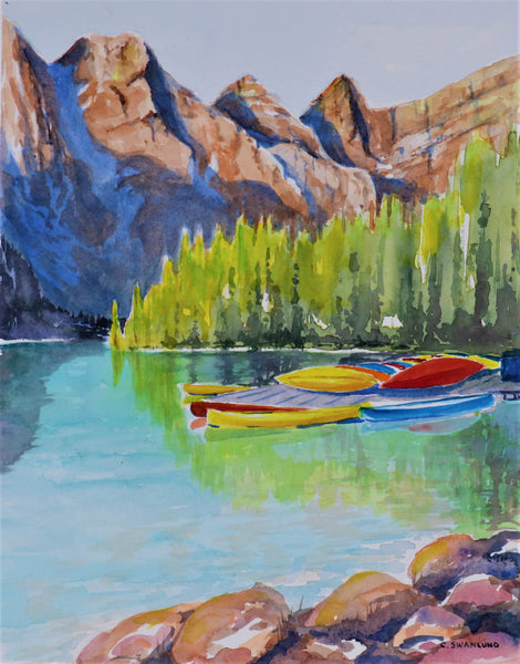 Cliff Swanlund artwork 'MORNING CALM' at Canada House Gallery