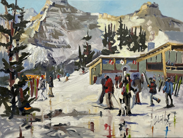 Robert Roy artwork 'PLAiSIR DES NEIGES' at Canada House Gallery