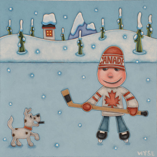 Peter Wyse artwork 'CANADA BOY' available at Canada House Gallery - Banff, Alberta