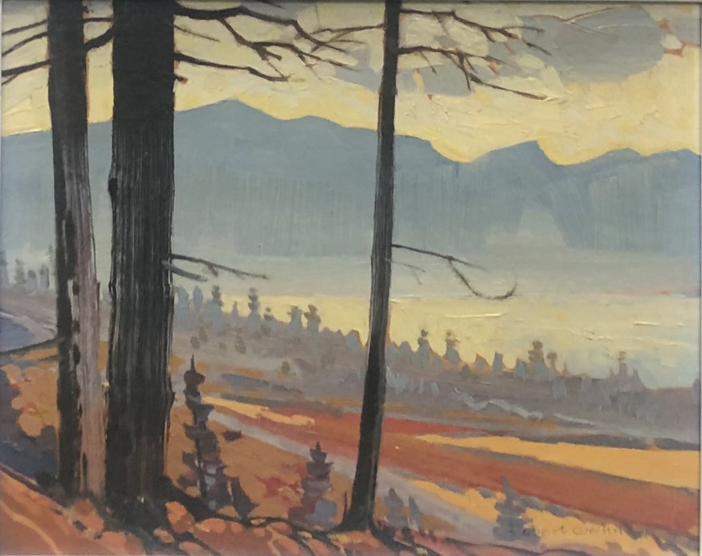 Robert Genn artwork 'VIEW ON BUTE INLET CIRCA LATE 1960s' at Canada House Gallery