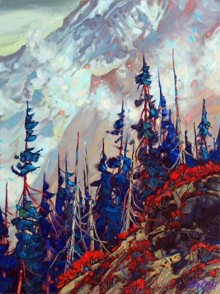 Dominik J Modlinski artwork 'MOUNTAIN MIST' at Canada House Gallery