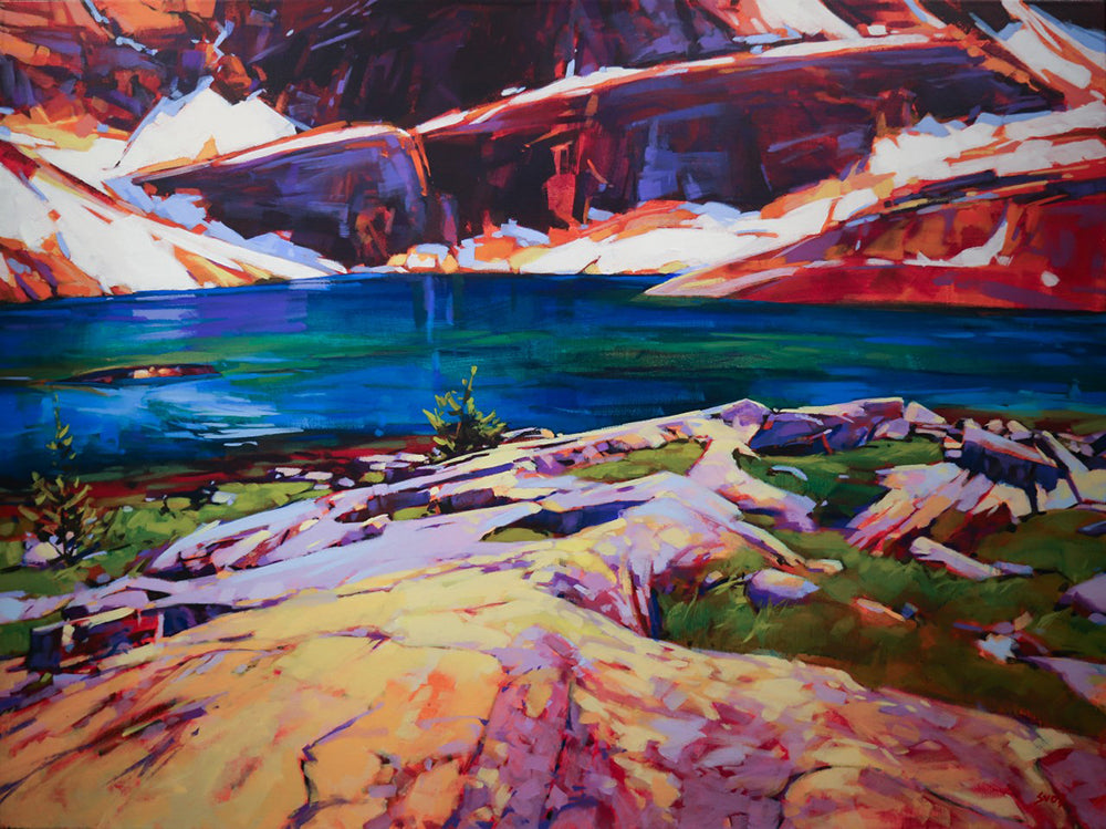 Mike Svob artwork 'SUMMER AFTERNOON AT OESA (YOHO)' at Canada House Gallery
