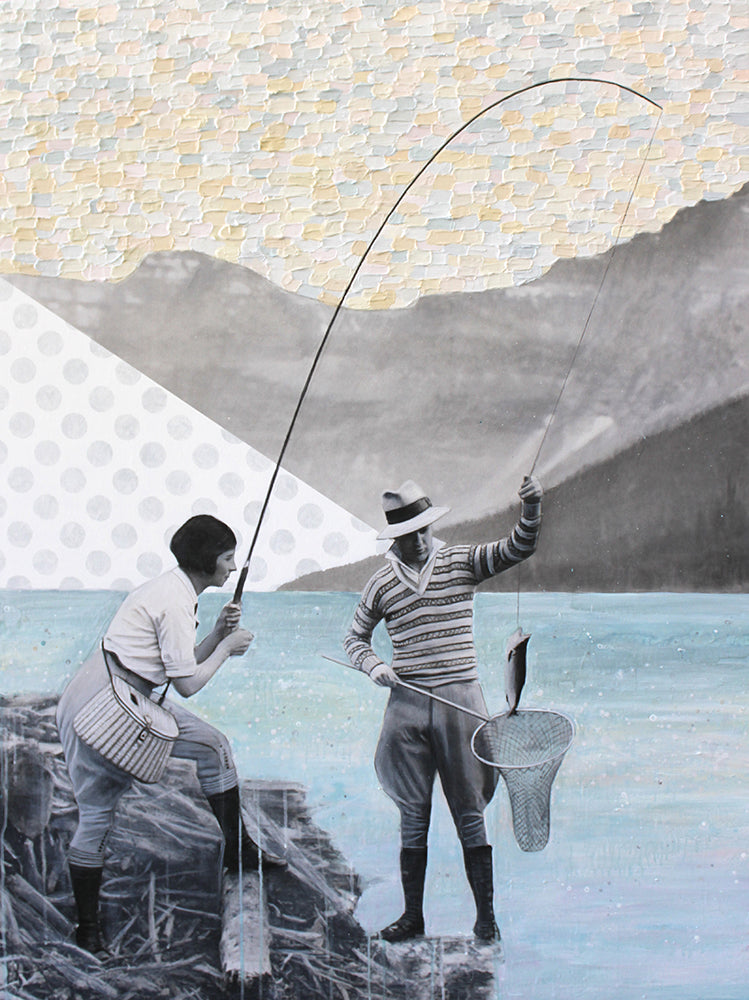 Sarah Martin artwork 'FIRST CATCH' at Canada House Gallery