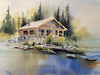 Donna Jo Massie artwork 'LAKE AGNES TEAHOUSE' at Canada House Gallery