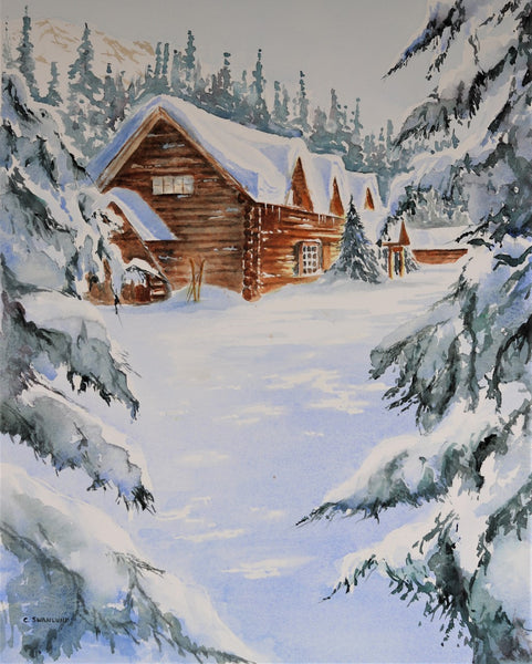 Cliff Swanlund artwork 'A SKOKI CHRISTMAS' at Canada House Gallery