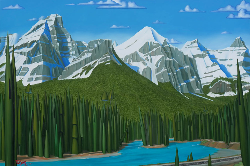 Glenn Payan artwork 'MOUNTAINS OF MORANT'S' at Canada House Gallery