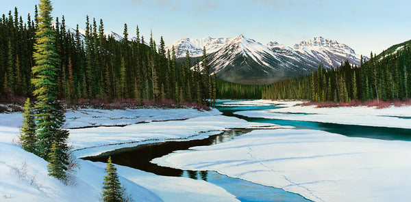 Roger D Arndt artwork 'BOW RIVER PANORAMA' at Canada House Gallery