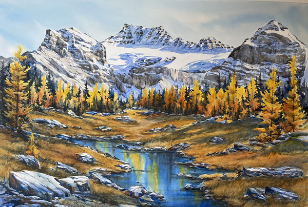 Donna Jo Massie artwork 'LARCH VALLEY' at Canada House Gallery